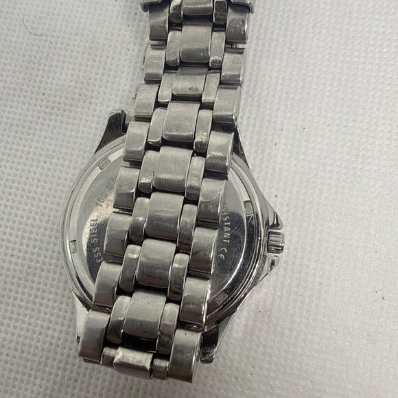 Fossil AM3198 Men's Blue/Black Dial Silver Stainless Steel Quartz Watch Date - Picture 16 of 16